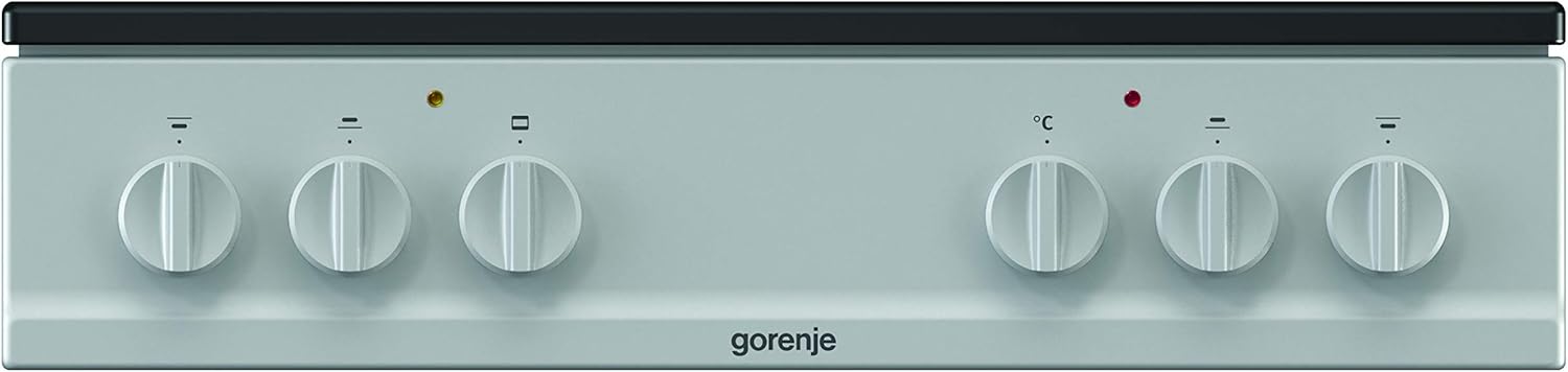 "بوتاجاز جرونيا الكهربائي القائم بذاته، ٤ شعلات، ٦٨ سم - رمادي - EC6111SG" - الصورة 7