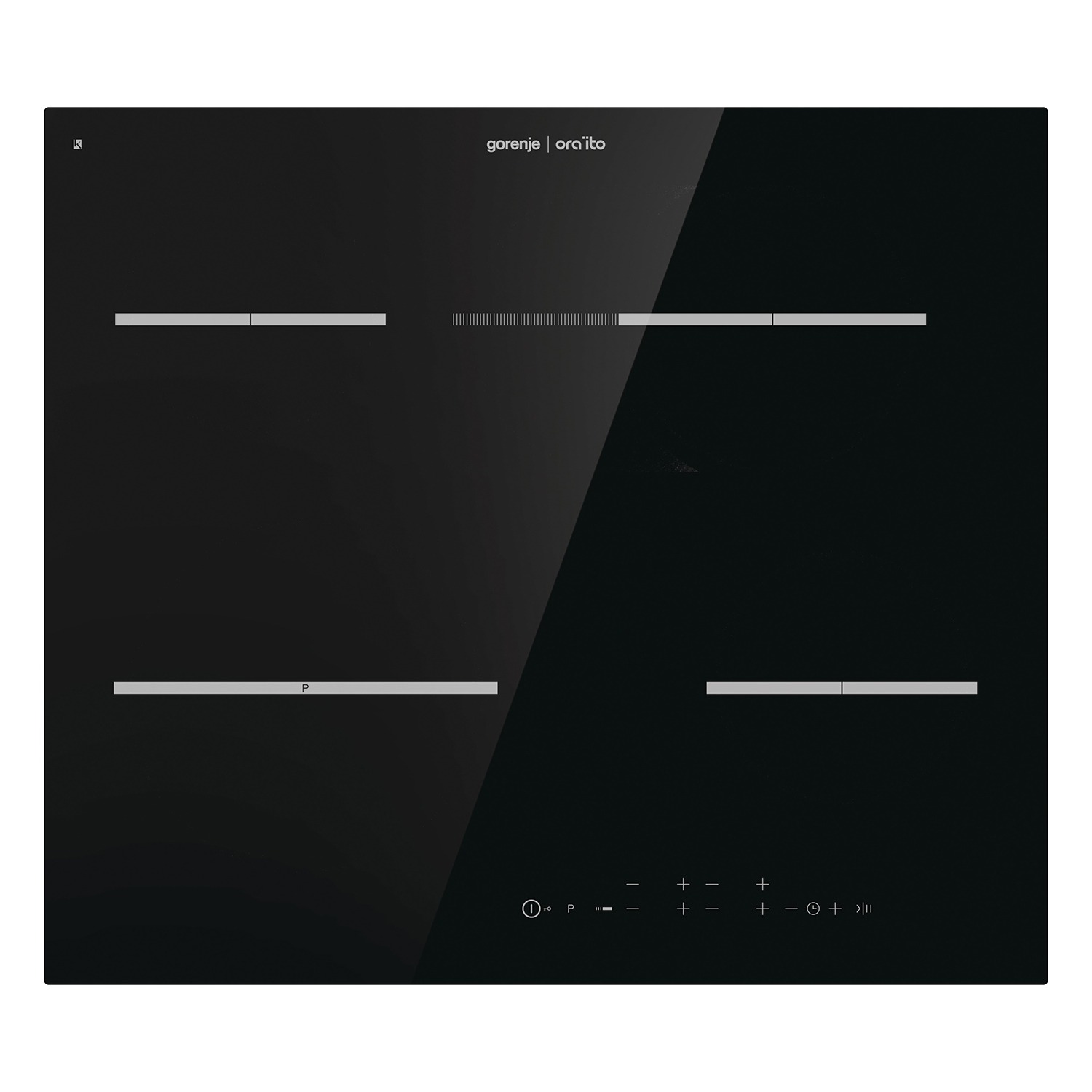 مسطح كهرباء سيراميك بيلت ان جرونيا ، ٤ شعلات، ٦٠ سم - أسود - ECT648ORAB