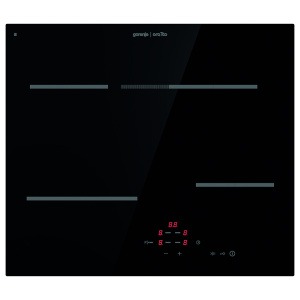 مسطح جرونيا ٦٠ سم، ٤ شعلات، سيراميك زجاجي، حواف ناعمة، تحكم باللمس، خاصية التحكم بالغليان، تمنع الغليان، خاصية StayWarm، FishZone-ECT693ORAB