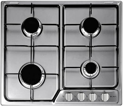 ELBA BUILT-IN HOB 60 CM 4 GAS BURNERS STAINLESS EF60-401X