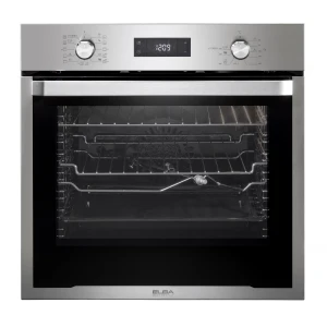 فرن إلبا الكهربائي متعدد الوظائف، ٦٠ سم، ستانلس ستيل، سعة ٧٤ لترًا صافيًا، تجويف مع رفوف جانبية، ١٧ وظيفة - ELIO600XL TURBO