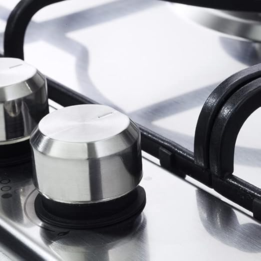 مسطح غاز إلبا - بيلت ان من الفولاذ المقاوم للصدأ، ٥ شعلات، ٩٠ سم، فضي - ELIO 95-545 L - الصورة 2