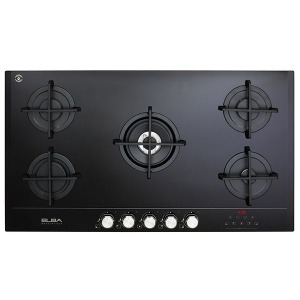 مسطح غاز بيلت ان إلبا، ٥ شعلات، أسود - ELIO 95 G-MATIK