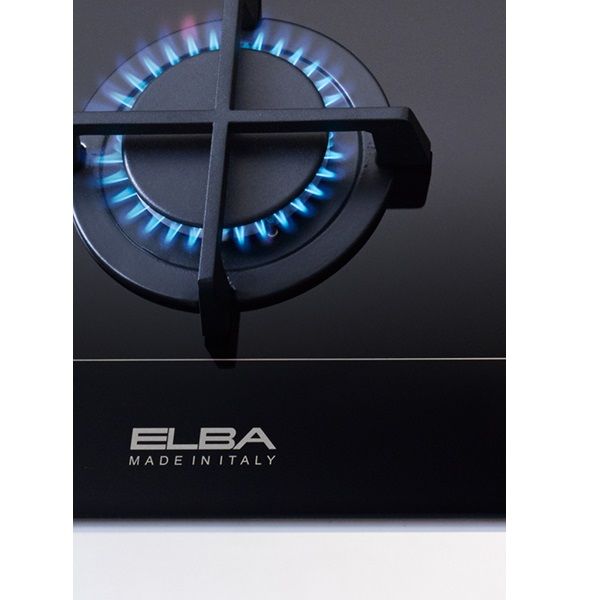 Elba Gas Built-In Hob, 5 Burners, Black- ELIO 95 G-MATIK - Image 2
