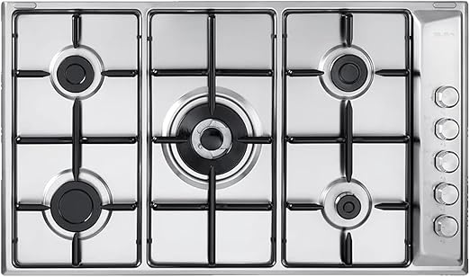 مسطح غازبيلت ان إلبا - ٩٠ سم - ستانلس ستيل - غاز طبيعي - EN90-544XD