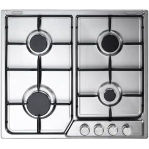 ELBA Cooker - GAS HOB 4 BURNERS ENAMEL 60 CM STAINLESS -natural gas-ENF60-444XD