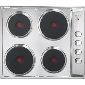 ELBA ELECTRIC HOB 4 PLATES 60 CM STAINLESS - ENS60-040XD