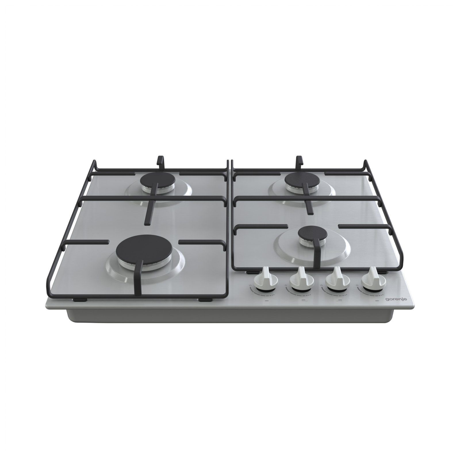 مسطح غاز جرونيا بيلت ان ، ٦٠ سم، ٤ شعلات، شوايات مطلية بالمينا، تحكم أمامي، أمان كامل - G640EX - الصورة 3