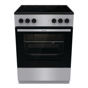 بوتجاز جرونيا الكهربائي، ٤ شعلات، رمادي معدني - GEC6A11SG