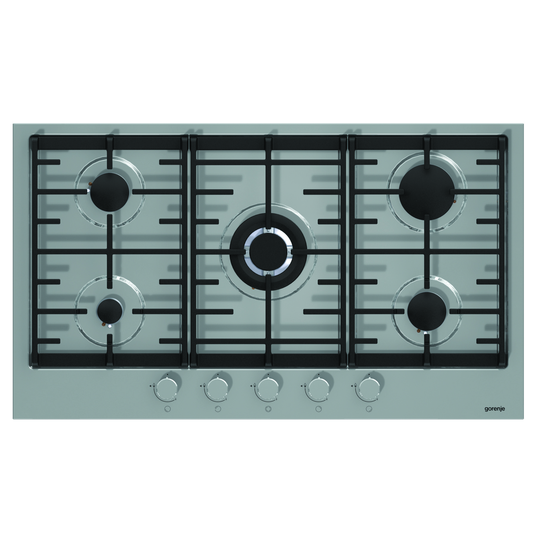 Gorenje Gas hob, 90 cm, stainless steel, 5 burners - GW951UX