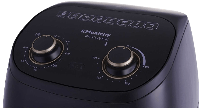 قلاية بدون زيت كينوود kHealthy FryOven، سعة 11 لتر، 2000 وات، اسود - HFP90.000BK - الصورة 5