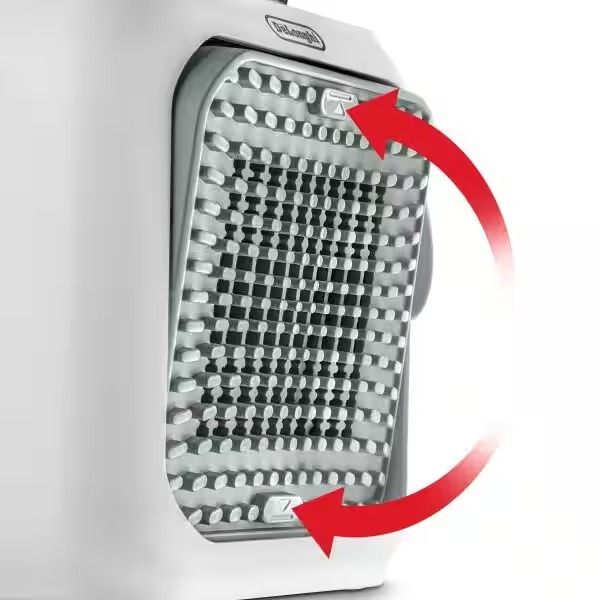 دفاية بمروحة ديلونجي Capsule Desk، بقوة 360 وات، اخضر - HFX10B03.GR - الصورة 3