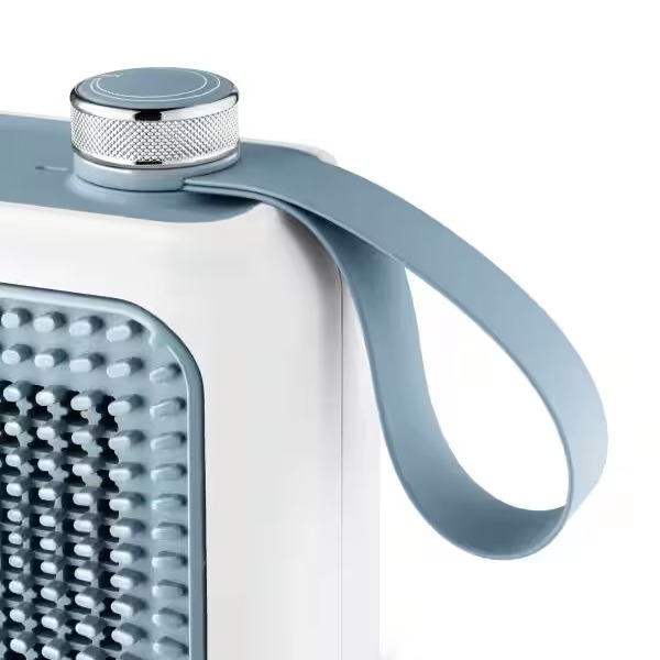 De’Longhi Capsule Desk Ceramic Fan Heater, 360 Watt, Light Blue - HFX10B03.LB - Image 2