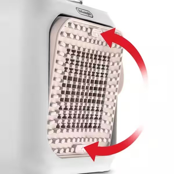 دفاية بمروحة ديلونجي Capsule Desk Ceramic، بقوة 360 وات، بينك - HFX10B03.PK - الصورة 2