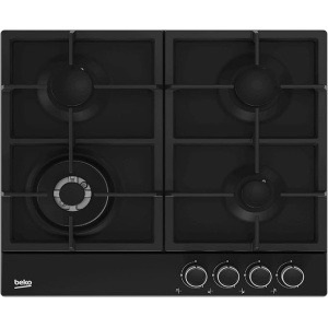 Beko Built-in Gas Hob, 4 Burners, Black- HIAW 64225 BX