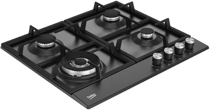 Beko Built-in Gas Hob, 4 Burners, Black- HIAW 64225 BX - Image 2