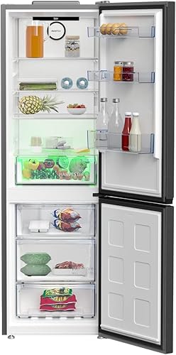 ثلاجة بيكو نوفروست، سعة صافية ٣١٦ لترًا، فريزر سفلي (كومبي)، هارفست فريش، RCNE367E30XBRI - الصورة 2