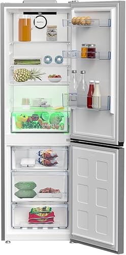 ثلاجة بيكو نوفروست، سعة ٣١٦ لترًا، بابين، فريزر سفلي، أبواب قابلة للعكس، وتحكم إلكتروني - RCNE367E30ZXB - الصورة 2