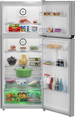 ثلاجة بيكو فريزر، سعة إجمالية ٤٢٠ لترًا، صافية ٣٦٧ لترًا، بدون تجميد، فضي مصقول، عرض ٧٠ سم، RDNE420K02DXITEG - الصورة 3