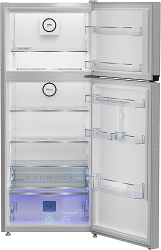 ثلاجة بيكو فريزر، سعة إجمالية ٤٢٠ لترًا، صافية ٣٦٧ لترًا، بدون تجميد، فضي مصقول، عرض ٧٠ سم، RDNE420K02DXITEG - الصورة 5