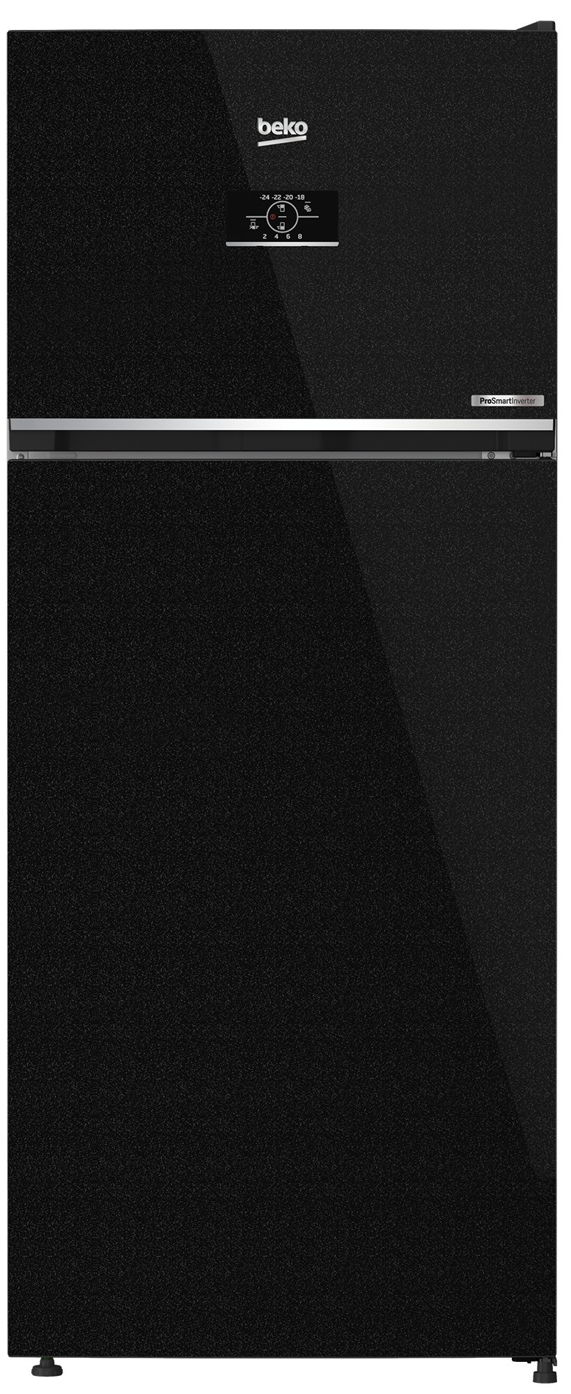 ثلاجة بيكو بفريزر، سعة إجمالية ٤٢٠ لترًا، صافية ٣٦٧ لترًا، بدون تجميد، لون أسود، عرض ٧٠ سم، RDNE420K02DXITEGB
