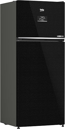 ثلاجة بيكو بفريزر، سعة إجمالية ٤٢٠ لترًا، صافية ٣٦٧ لترًا، بدون تجميد، لون أسود، عرض ٧٠ سم، RDNE420K02DXITEGB - الصورة 2