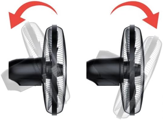 مروحة حائط ستورم من ميانتا، مقاس 18 بوصة، مع ريموت - WF50438A - الصورة 3