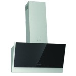 Gorenje Decorative hood, 90 cm, stainless steel & glass, 3 speeds, Touch control, Air extraction : 650 m³/h-WHI943E6XGB