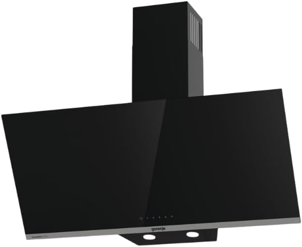 شفاط جرونيا المزخرف، ٩٠ سم، قوة شفط ٤٥٠ متر مكعب/ساعة، أسود، WHI944EB - الصورة 2