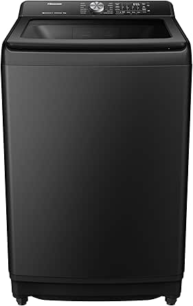 غسالة هايسنس الرقمية الأوتوماتيكية، تحميل علوي، انفرتر، سعة 20 كجم، لون رمادي تيتانيوم - WT5T2025DT- بضمان رايه