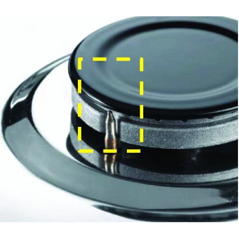 زانوسي بوتاجاز 4 شعلات بنظام امان كامل 60 سم ZCG62356XA - فضي - الصورة 5