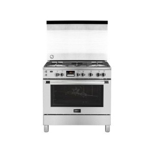 بوتجاز زانوسي 5 شعله ستانلس وامان كامل حمالات زهر ديجتال بالمروحه ماونتن ZCG92686X