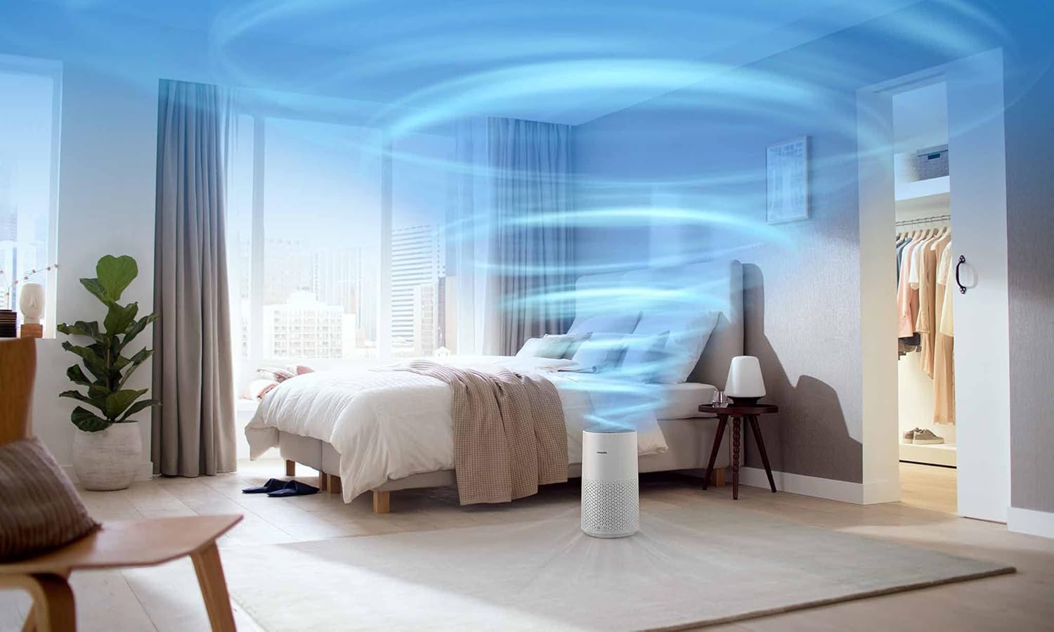 جهاز تنقية الهواء من سلسلة فيليبس ١٠٠٠ للغرف المتوسطة AC1711/90 - الصورة 7