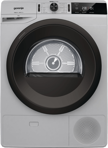 مجفف جرونيا ٦٠ سم، حمولة من ١ إلى ٨ كجم، ١٦ برنامجًا، لوحة تحكم قابلة للقفل، خاصية منع التجعد، خاصية تأخير البدء، برامج البخار، تقنية أيون تيك، تنظيف سهل للفلتر، مستشعر رطوبة، نصف حمولة - DE82ILA-G