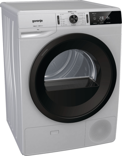 مجفف جرونيا ٦٠ سم، حمولة من ١ إلى ٨ كجم، ١٦ برنامجًا، لوحة تحكم قابلة للقفل، خاصية منع التجعد، خاصية تأخير البدء، برامج البخار، تقنية أيون تيك، تنظيف سهل للفلتر، مستشعر رطوبة، نصف حمولة - DE82ILA-G - الصورة 2