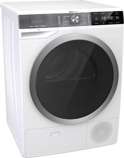 مجفف جرونيا ٦٠ سم، حمولة المجفف: ٩ كجم، ١٤ برنامجًا، لوحة تحكم قابلة للقفل - DS92ILS - الصورة 3