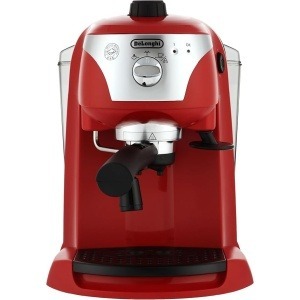 Delonghi Ec221R Pump Espresso & Coffee Machine, 1.4 Litre, Red(International Warranty)