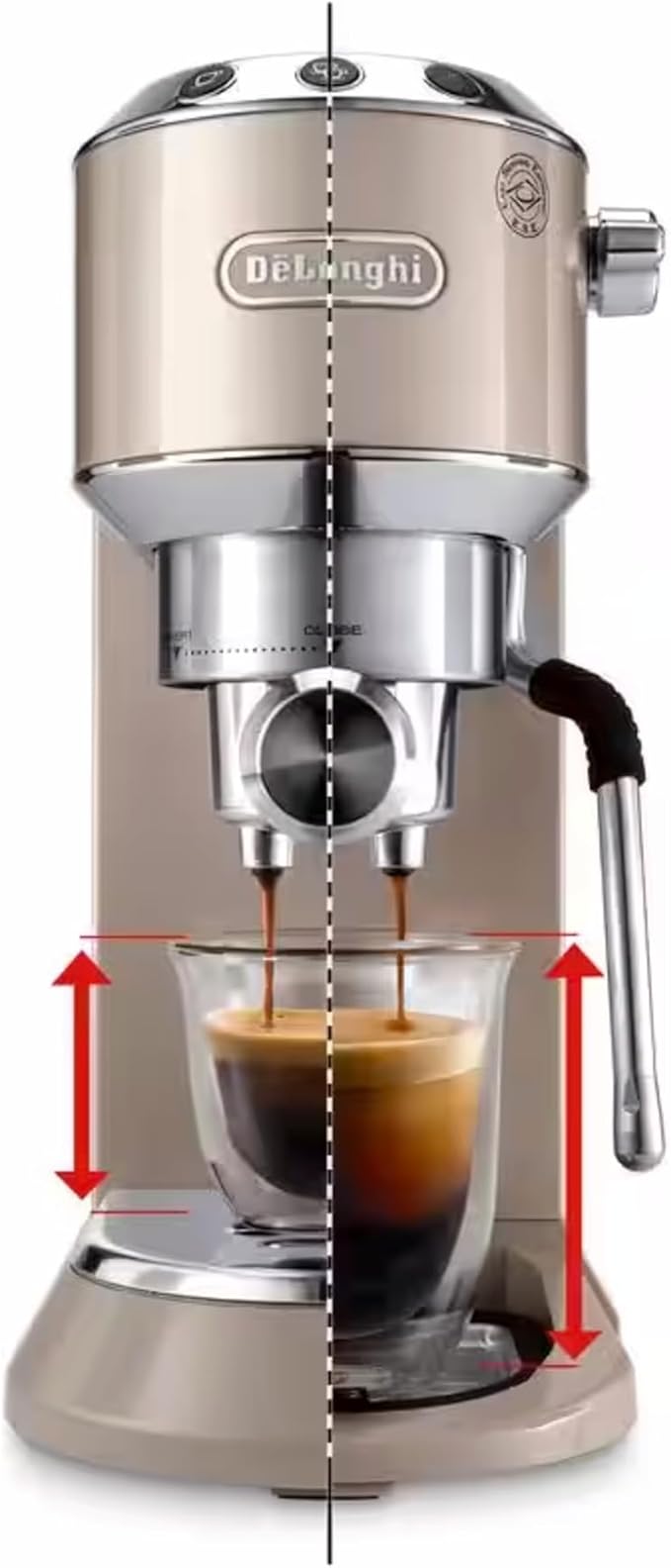 DeLonghi Dedica Arte EC885.BG Manuell Espressomaschine 1,1 l DeLo, (international warranty) - Image 2