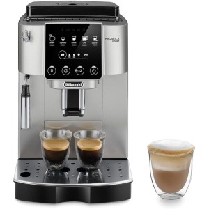 آلة قهوة ديلونجي ماجنيفيكا ستارت الأوتوماتيكية بالكامل، مثالية لتحضير قهوة الإسبريسو، والأمريكانو، والكابتشينو، واللاتيه ماكياتو - فضي/أسود - ECAM220.31.SB (ضمان دولي)
