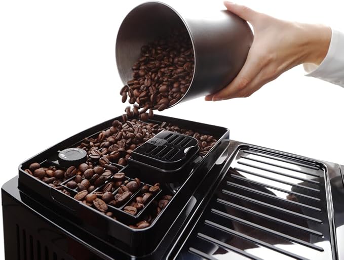 آلة قهوة ديلونجي ماجنيفيكا ستارت الأوتوماتيكية بالكامل، مثالية لتحضير قهوة الإسبريسو، والأمريكانو، والكابتشينو، واللاتيه ماكياتو - فضي/أسود - ECAM220.31.SB (ضمان دولي) - الصورة 5