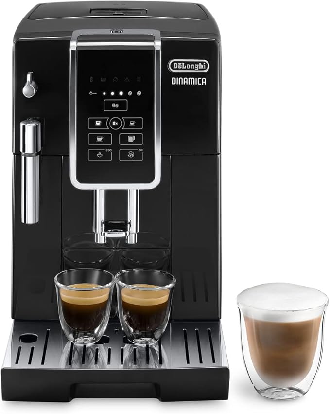 DeLonghi Fully Automatic Coffee Machine, 1450 W, 1.8 liters - Black ECAM350.15.B(international warranty)