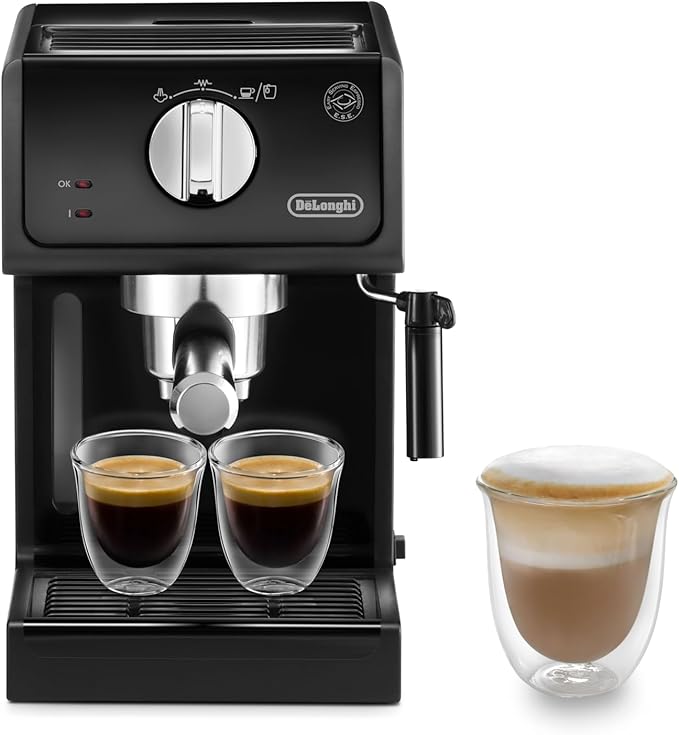 DeLonghi coffee machine (black, 1100w)-ecp 31.21 (INTERNATIONAL WARRANTY)