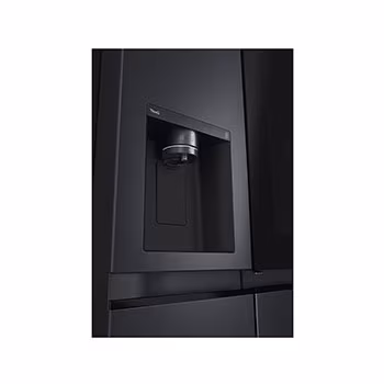 ثلاجة إل جي ديجيتال انفرتر لصانعة الثلج InstaView Side×Side باللون الأسود غير اللامع GC-X257CQHW - الصورة 5