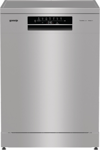 Gorenje Freestanding dishwasher, 14 place settings, Number of baskets: 2, Self-cleaning filter,Total dry automatic door opening - Stainless Steel - GS642D61X