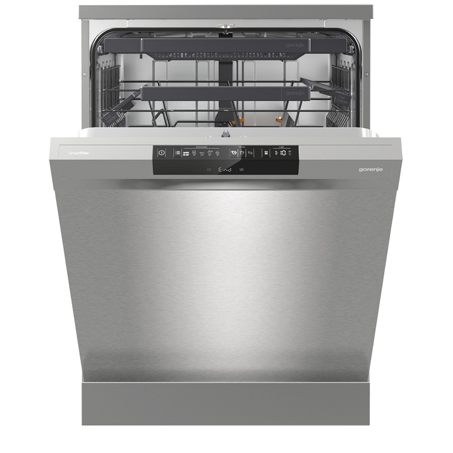 Gorenje Freestand Dishwasher 60 cm, 16 place settings, IonTech, 3 functions, Memory programme-GS65160X - Image 2