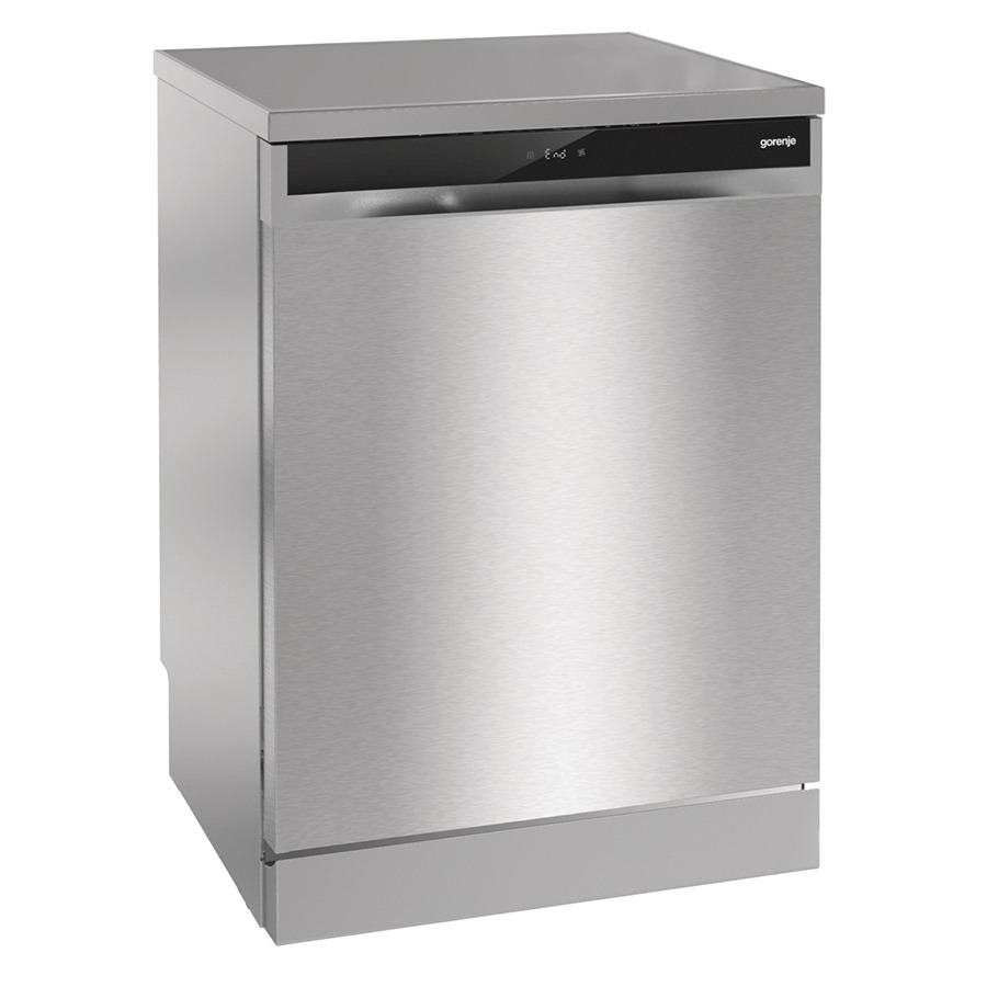 غسالة أطباق جرونيا قائمة بذاتها، ٦٠ سم، رمادية، ١٦ فردًا، ٣ سلال، ٥ برامج - GS66265X