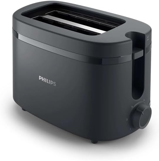 Philips Series 1000 Toaster, 2 Slices, 650 Watts, Black - HD2510-90
- 2 YEARS WARRANTY FROM RAYA