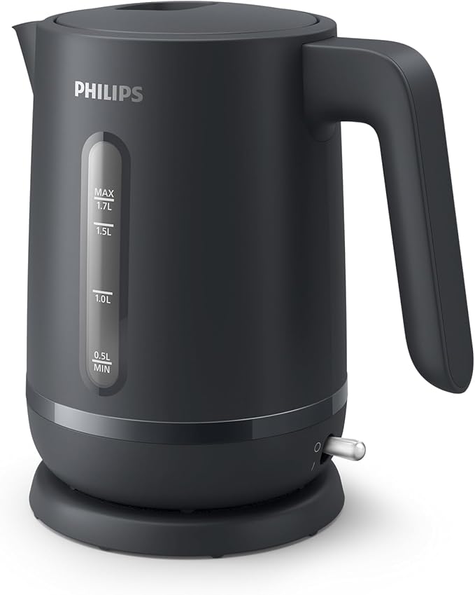 Philips Essential Collection 1000 Series Kettle 1.7 L, 2200 W, Charcoal Grey – Hd9314/91