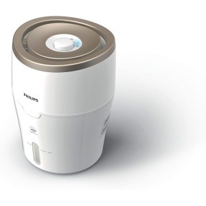 مرطب هواء فيليبس سلسلة ٢٠٠٠ - غرف تصل مساحتها إلى ٣٥ مترًا مربعًا، معدل ترطيب ٢٥٠ مل/ساعة، لون أبيض وشامبانيا - HU4811/90