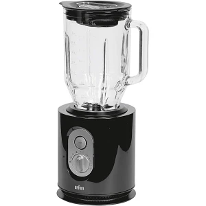 خلاط براون JB3060 تريبيوت كوليكشن مع إبريق زجاجي، 800 واط، أسود - ضمان سنتين من رايه